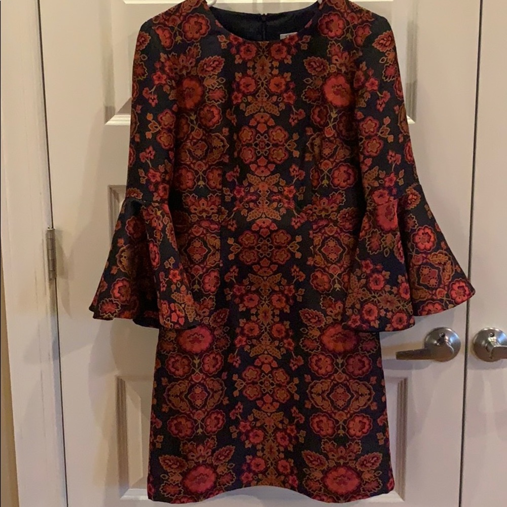 Trina Turk Bell-Sleeved Shift